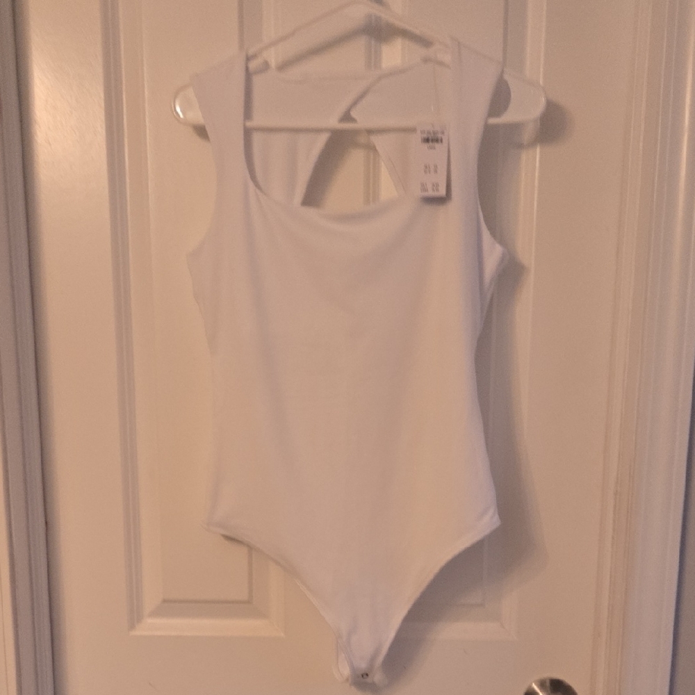 Hollister White Women's Bodysuit